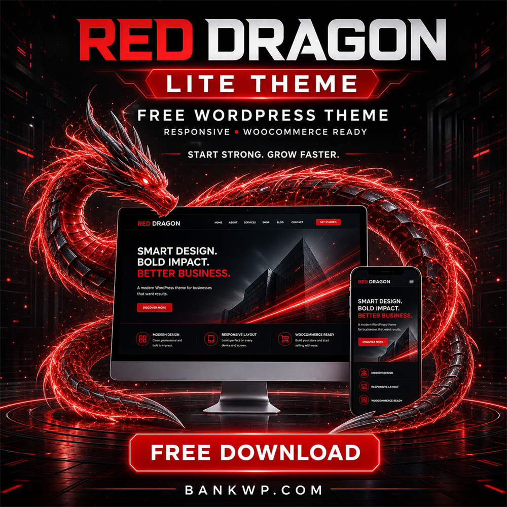 Red Dragon Lite free WordPress theme