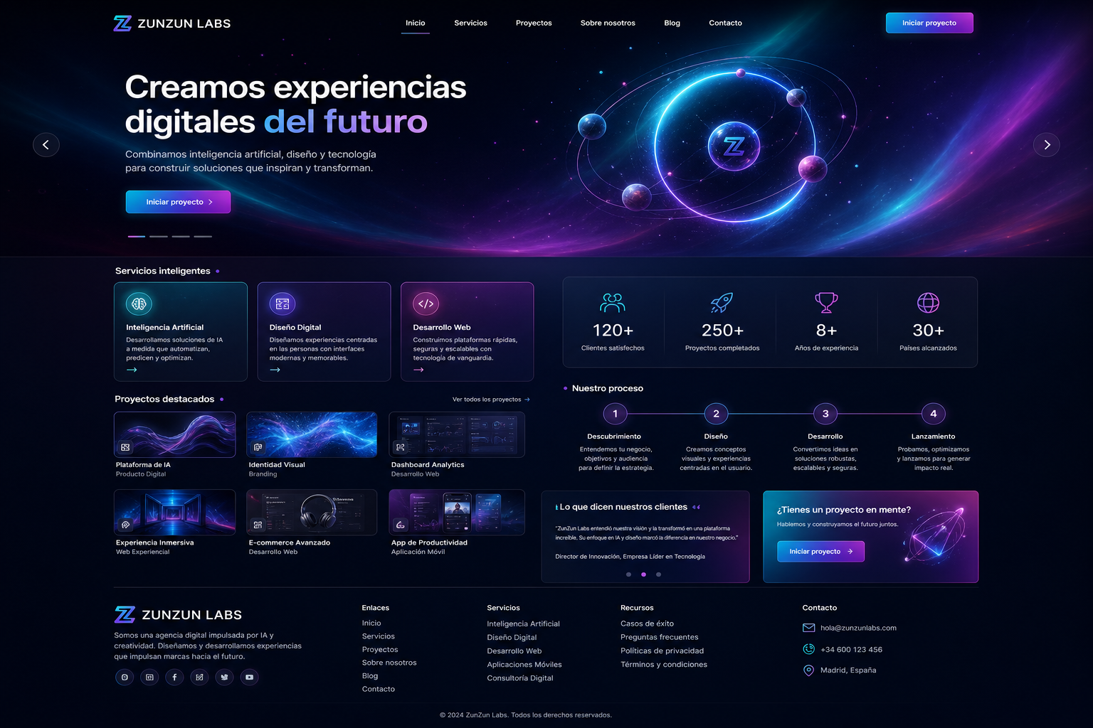AI agency created with ZunZun