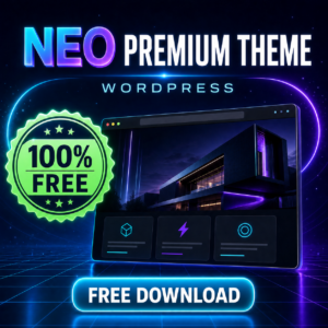 NEO Premium Theme – Free Futuristic WordPress Theme