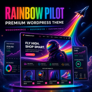 🌈Rainbow Pilot Theme Pro – Colorful WooCommerce WordPress Theme