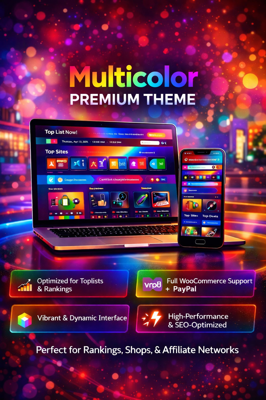 Multicolor Premium Theme