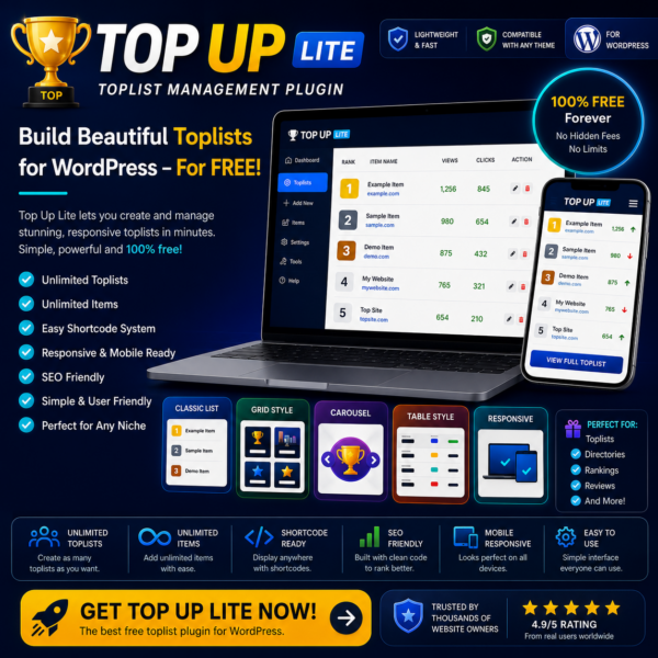 Top Up Lite Version Free