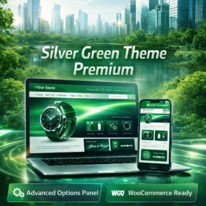 Silver Green Theme Premium