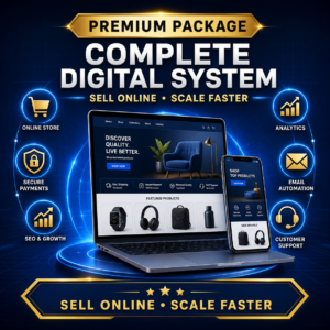 π₯ Premium eCommerce Package β Complete Digital System to Sell Online