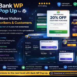 Bank WP Pop Up