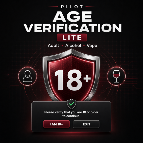 Pilot Age Verification Lite – Age Gate for WordPress and WooCommerce