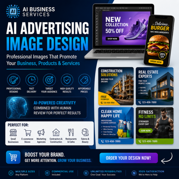 AI Advertising Image Design for Businesses